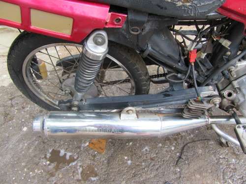 A NON RUNNER EURTRAC  MOTER BIKE FOR PARTS OR REBUILDING
