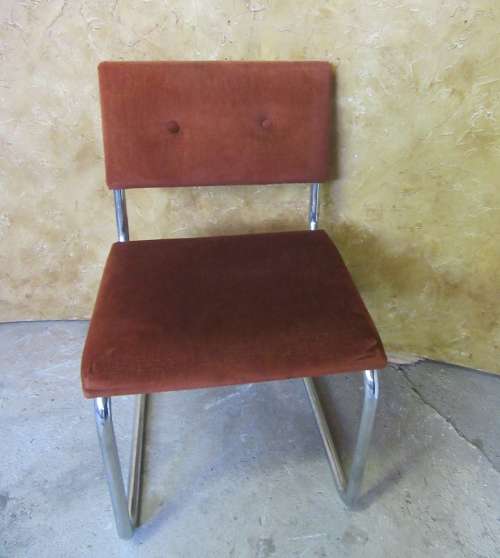A Stunning Retro Vintage Fabric & Chrome Desk Office Chair Retro Vintage Mid Century G Plan chair