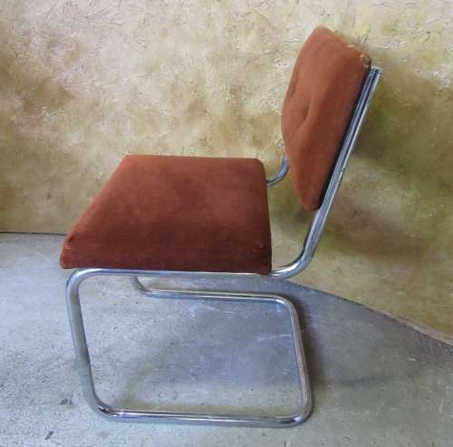 A Stunning Retro Vintage Fabric & Chrome Desk Office Chair Retro Vintage Mid Century G Plan chair