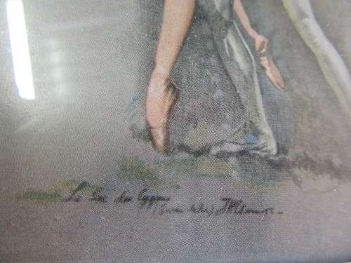 WOW A REALY STUNNING FRAMED VINTAGE PRINT OF A BALLET