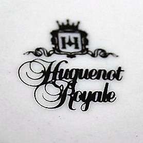 TWO GORGEOUS HUGUENOT ROYALE TEA CUPS AND SAUCERS FINE CHINA BID PER EACH