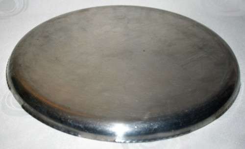 A Gorgeous Engraved Landscaped High Polished Stainless Steel Host Serving Tray
