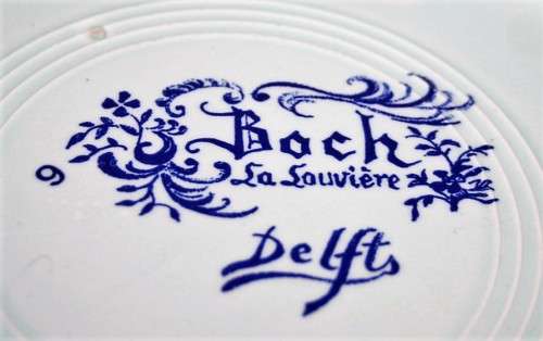 WOW A gorgeous Collectable Rembrandt by Boch - Vintage Blue Delft Decorative Plate La Souviere