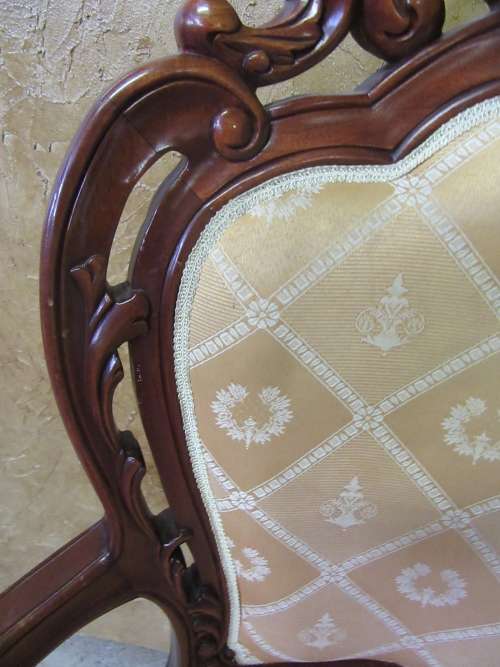 A MAGNIFICENT EXCLUSIVE 'ADAM BEDE' STYLE  HAND CARVED VICTORIAN CHAIRS IN GOOD CONDITION