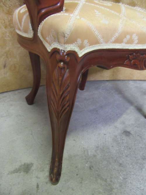A MAGNIFICENT EXCLUSIVE 'ADAM BEDE' STYLE  HAND CARVED VICTORIAN CHAIRS IN GOOD CONDITION