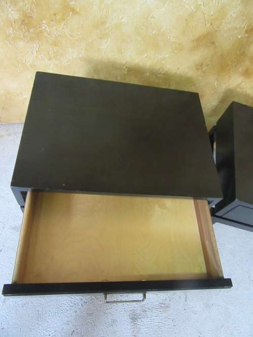 Two Gorgeous Retro bedside / side tables, They are inspired by the classic Danish design,