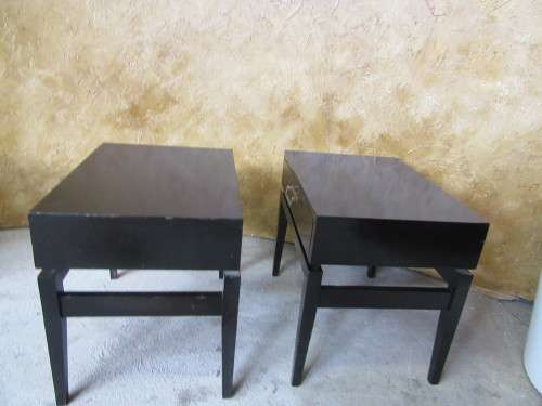 Two Gorgeous Retro bedside / side tables, They are inspired by the classic Danish design,