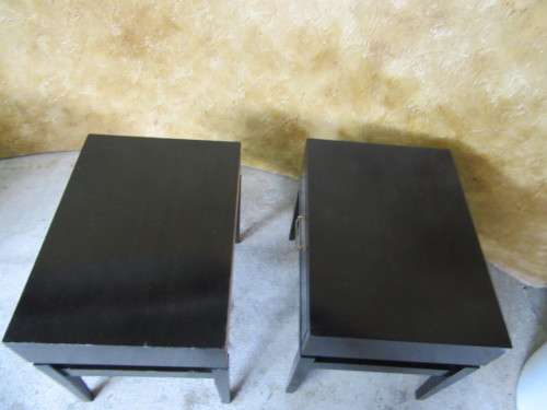 Two Gorgeous Retro bedside / side tables, They are inspired by the classic Danish design,