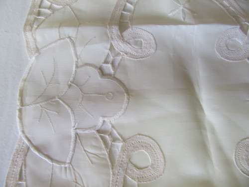 A Beautiful Handmade Embroidery tray cloth 42cm x 28cm