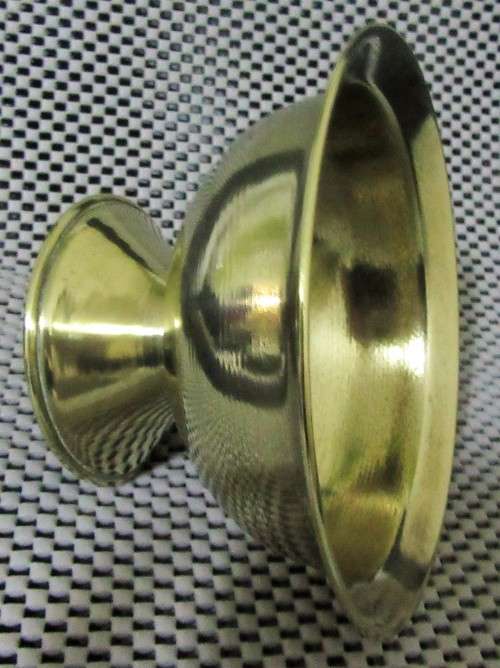 A GORGEOUS BRASS COLOR BON BON DISH PERFECT TO SERVE SWEATS AFTER DINNER
