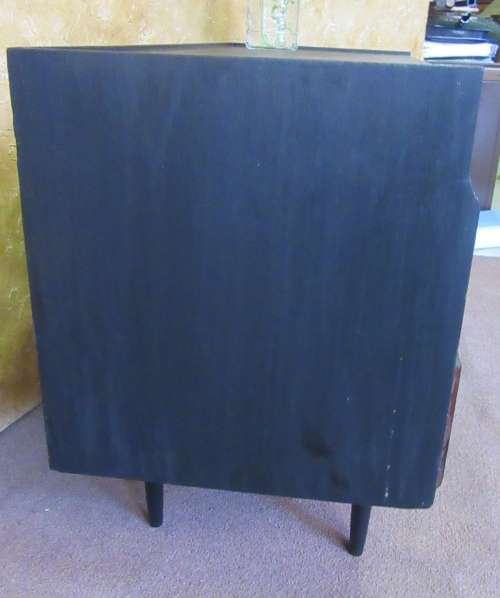 A FANTASTIC VINTAGE UNIT WITH SEVEN DRAWER STUNNING - FINISHED IN BLACK CHALK PAINT