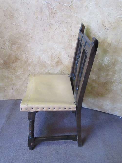 A SPECTACULAR EDWARDIAN STYLE OAK CHAIRS WITH FANTASTIC DETAIL IN STUNNING CONDITION!