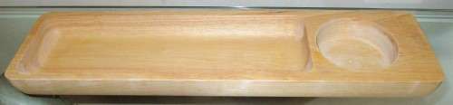 Fantastic Wooden Platter Serving Board Perfect for snacks and dipping sauces!
