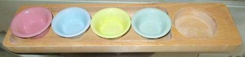 Fantastic Wooden Platter Serving Board Perfect for snacks and dipping sauces!