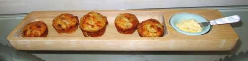 Fantastic Wooden Platter Serving Board Perfect for snacks and dipping sauces!