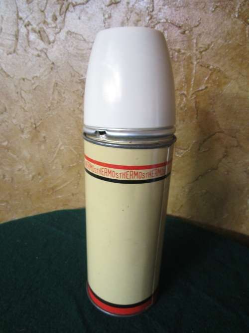 VINTAGE THERMOS FOOD FLASK MADE IN ENGLAND USEABLE ITEM