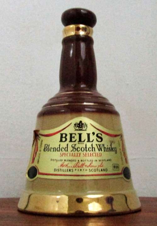 Bells Old Scotch Whisky bottle PERTH SCOTLAND BY WADE