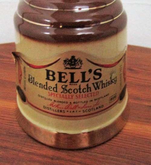 Bells Old Scotch Whisky bottle PERTH SCOTLAND BY WADE