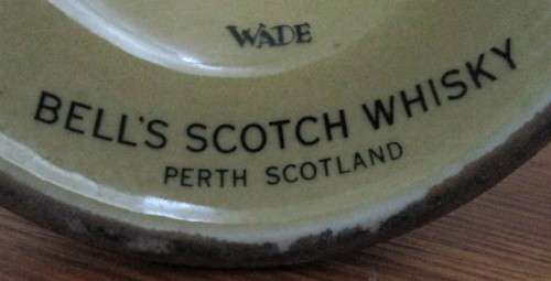 Bells Old Scotch Whisky bottle PERTH SCOTLAND BY WADE