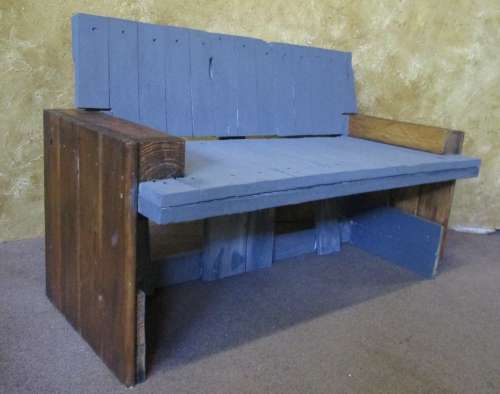 A LOVELY TWO SEATER BENCH - PERFECT FOR THAT SPECIAL CORNER IN THE GARDEN