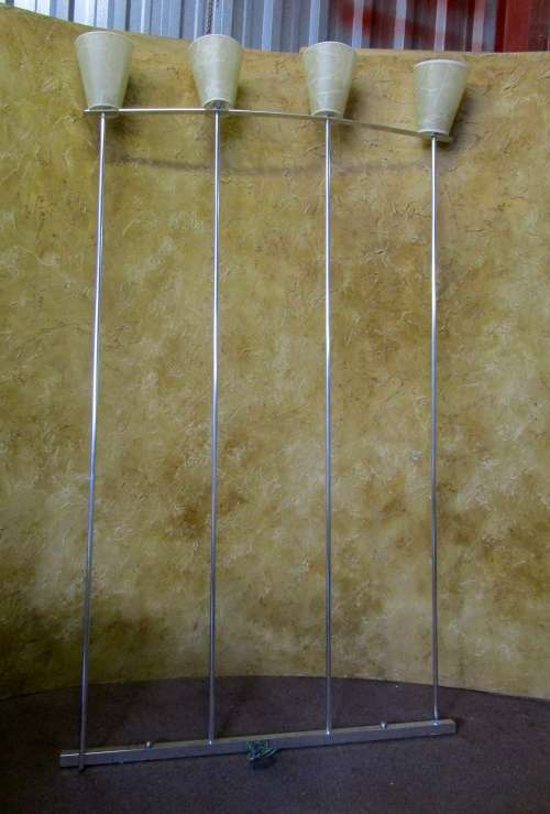 WOW STYLISH TALL FLOOR MOUNTED LIGHTS WILL LOOK FANTASTIC - EVEN BEHIND A COUCH