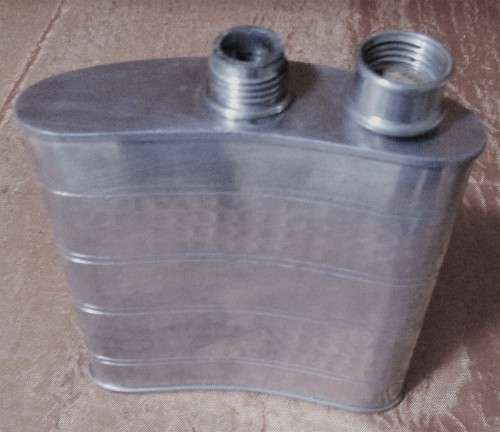 A FANTASTIC PEWTER FLASK VERY HANDY TO HAVE BY SELMARK PEWTER