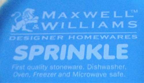 Maxwell & Williams Porcelain Sugar Bowl: Designer Homeware - SPRINKLE
