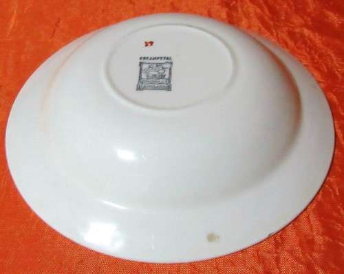 THREE LOVLEY CREAM PETAL - GRINDLEY BOWLS ENGLAND PLATES - BID PER EACH