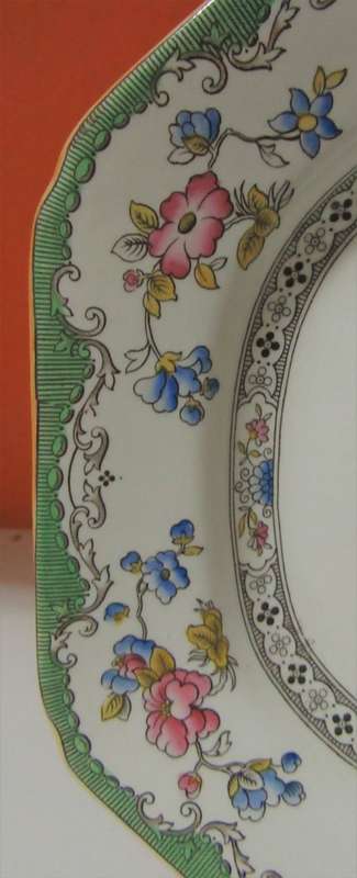 Antique Spode Copeland Eden Pattern Pheasant Meat Plater Made in England from finest bone china 1913