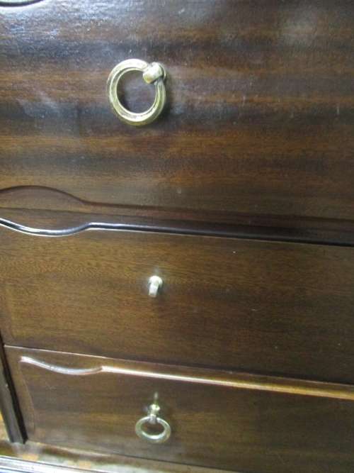 WOW!!! A GORGEOUS SOLID IMBUIA? QUEEN ANNE STYLE SIDE SERVER IN EXCELLENT CONDITION!!!
