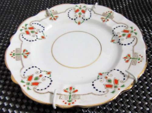 TWO MARVELOUS FINE ENGLISH PORCELAIN WALL DISPLAY PLATES WITH HOOKS BID PER EACH