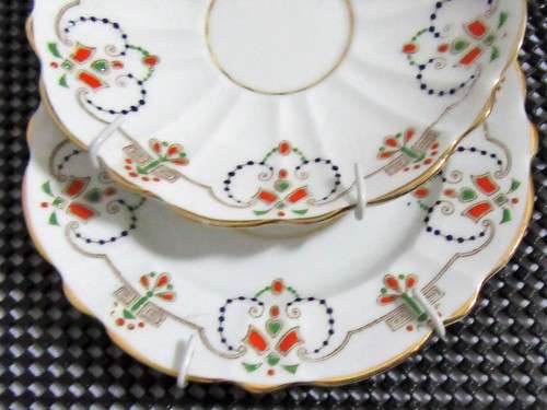 TWO MARVELOUS FINE ENGLISH PORCELAIN WALL DISPLAY PLATES WITH HOOKS BID PER EACH
