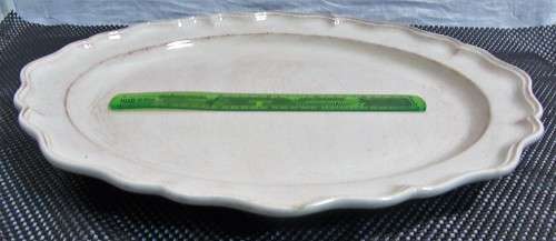 A ELEGANT & STYLISH CRISP WHITE WOOLWORTHS SERVING PLATTER