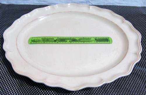A ELEGANT & STYLISH CRISP WHITE WOOLWORTHS SERVING PLATTER