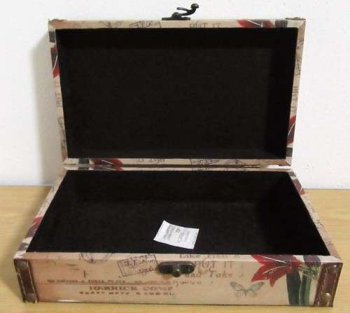 A MARVELOUS PATTERNED SUITE CASE PERFECT FOR STORAGE
