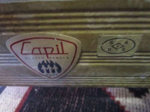 A CAPIL VINTAGE HEATER TESTED AND WORKING NICE VINTAGE DECOR