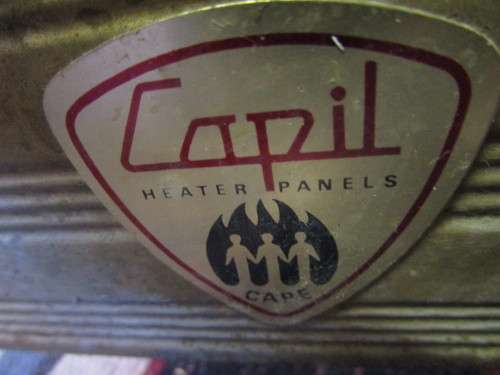 A CAPIL VINTAGE HEATER TESTED AND WORKING NICE VINTAGE DECOR