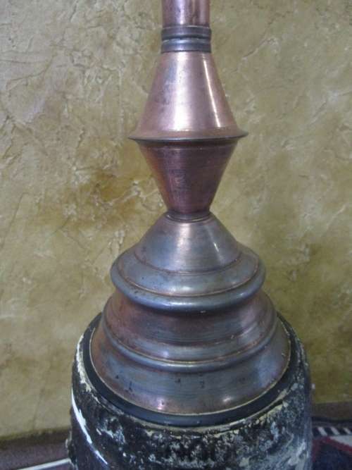 A MAGNIFICENT ORNATE VINTAGE FLOOR LAMP STUNNING PIECE 1.32M HIGH