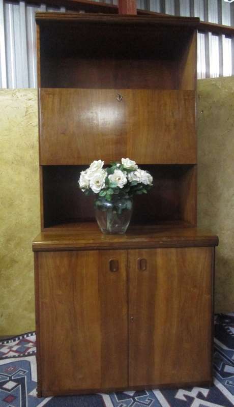 A GORGEOUS LIQOUR CABINET OR WILL LOOK THE PART IN A HOME OFFICE - LOVLEY PIECE TO CHALK PAINT