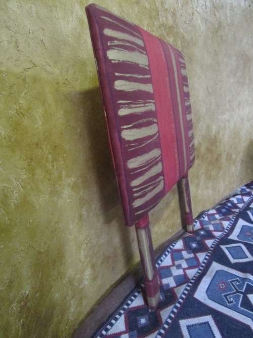 A LOVLEY COVERD SINGLE HEAD BOARD - IN GOOD CONDITTION