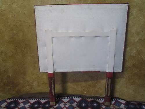 A LOVLEY COVERD SINGLE HEAD BOARD - IN GOOD CONDITTION