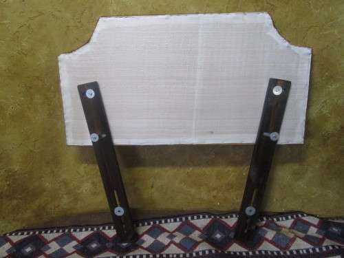 A GORGEOUS VINTAGE BUTTON SINGLE HEADBOARD