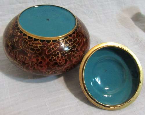 A very different Brass painted trinket box which gives you the opportunity to actively create a Boho