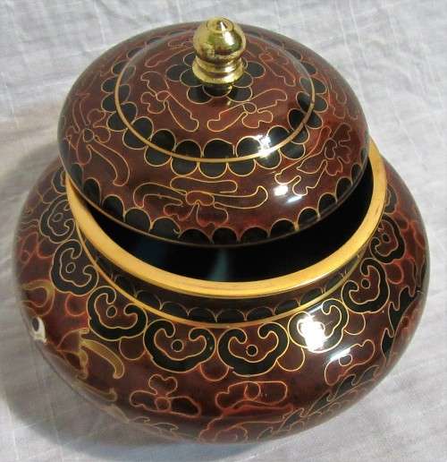 A very different Brass painted trinket box which gives you the opportunity to actively create a Boho