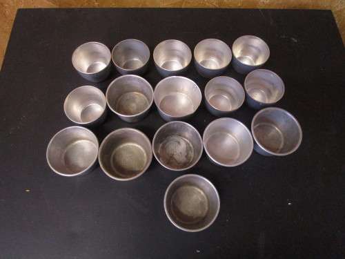 A JOBLOT OF SOUFFLE STAINLESS STEEL BAKING RAMEKINS ONE BID FOR ALL