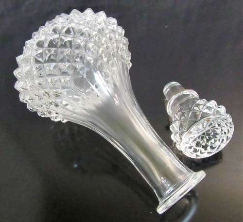 This a beautiful Crystal? decanter. It is heavy Piece with lovely detail - true Elegance  & Style.!
