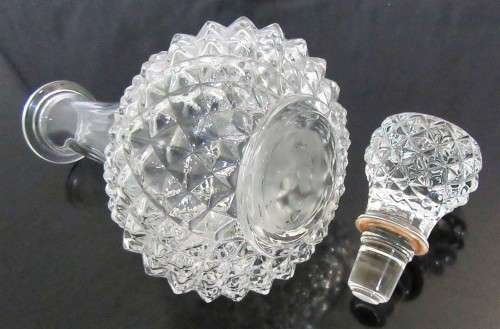This a beautiful Crystal? decanter. It is heavy Piece with lovely detail - true Elegance  & Style.!