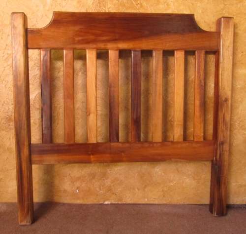 AN EXQUISITE SOLID WOOD SINGLE HEADBOARD WILL LOOK LOVELY IF YOU TURN IT INTO A BENCH