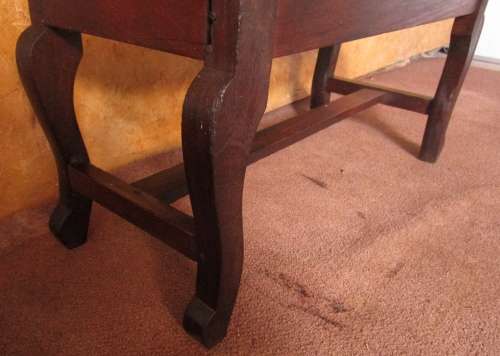 A MAGNIFICENT ANTIQUE TWO SEATER RIEMPIES STOEL - A STUNNING COLLECTABLE PIECE