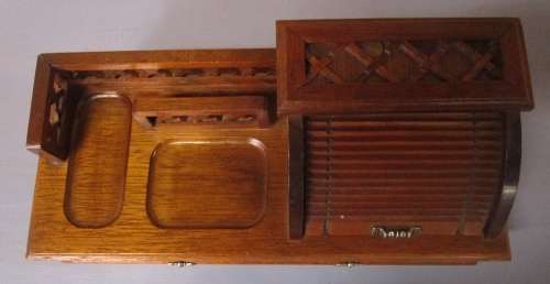 ABSOLUTELY MARVELOUS A LITTLE WOODEN WRITING BUREU PERFECT FOR A DESK OR DRESSING TABLE